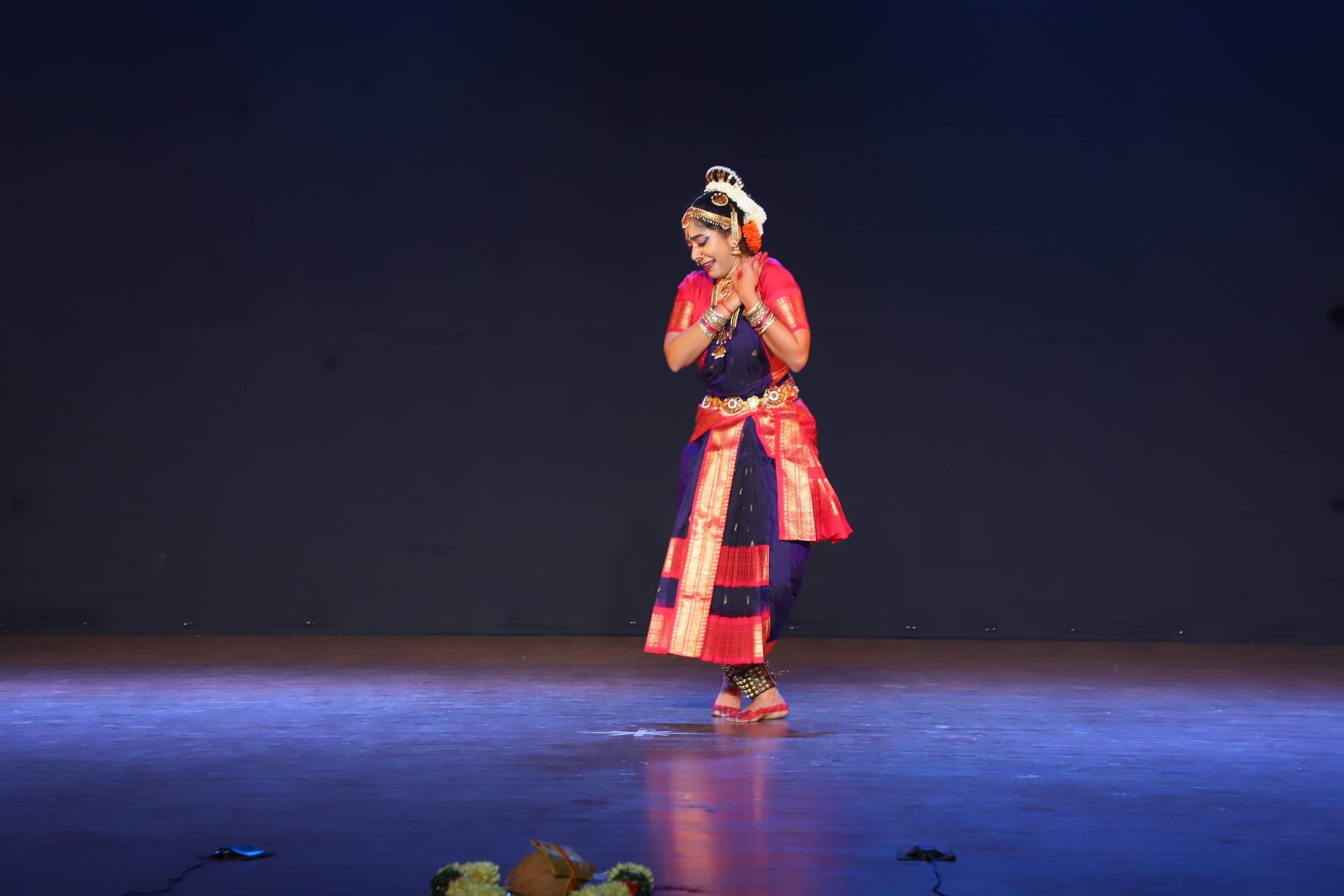 Tejaswi performing
