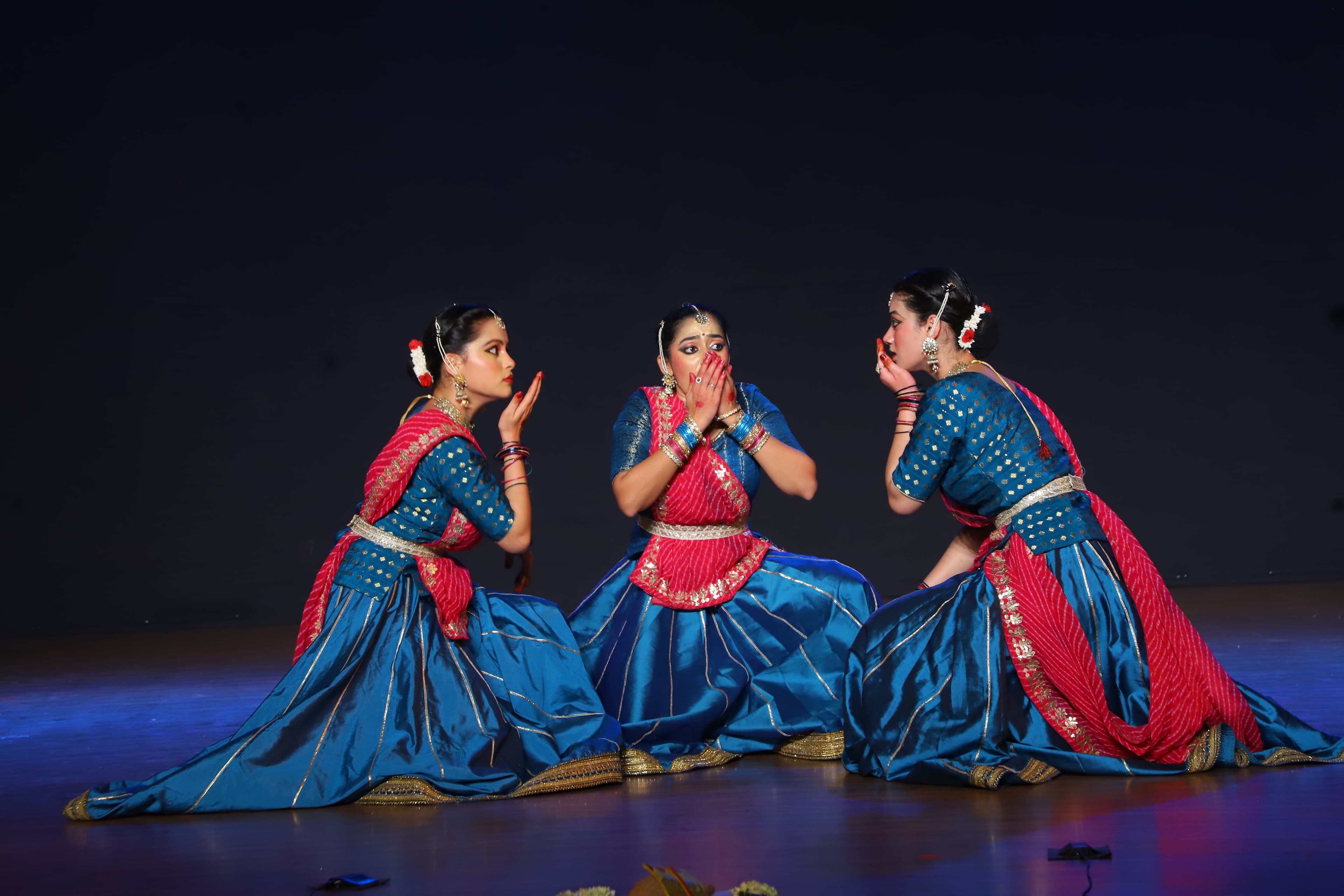 Group Kuchipudi performance